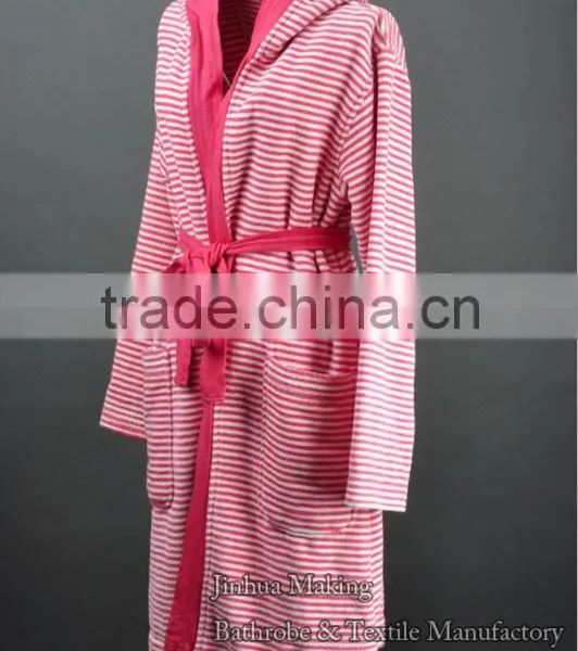 100% Cotton Cheap Velour w Hotel Bathrobe for Woman photo-2
