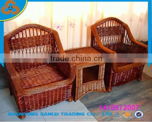 Garden Home Decorative Willow Furniture Table and Seats