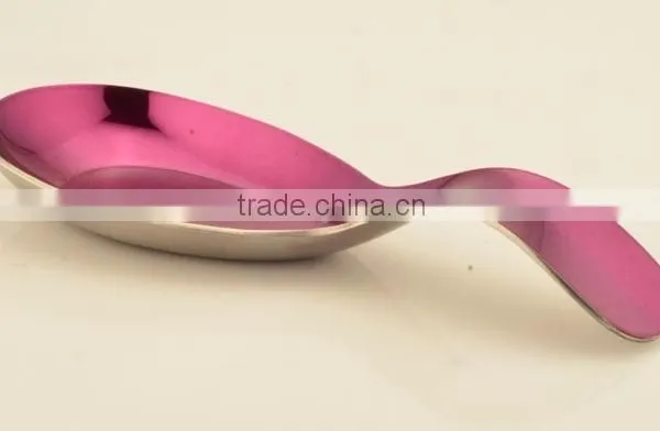 High Quality Spoon Rest in Stainless Steel With Inside Color