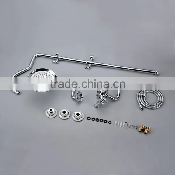 Luxury Hotel Rain/rainfall Bathroom Shower Set,antique Brass Shower Set photo-6