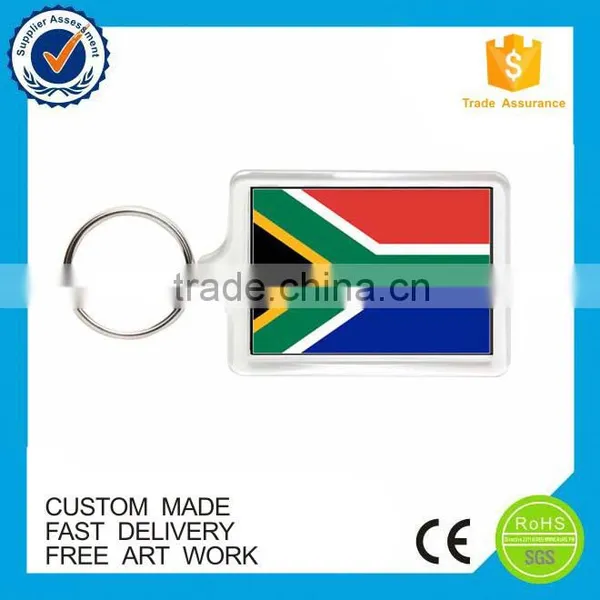 Eco-friendly Canada Souvenir Clear Plastic Acrylic Keychain Custom photo-6