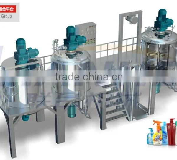 Electrticl 1000L Liquid Soap /detergent/shampoo Mixing Tank photo-2