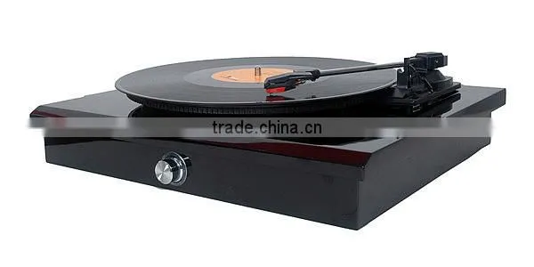 Rain Lane High End Electric Turntable High Glossy White Black Record Player photo-5