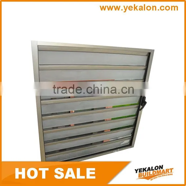 Hot Sale Noble Europe Style Aluminum Frosted Glass Louver/Blinds Window