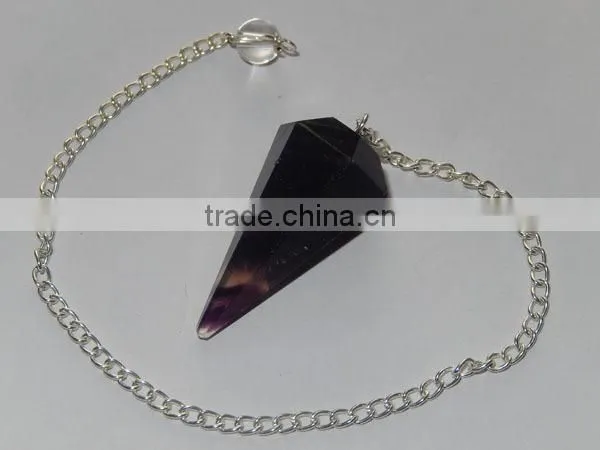 Purple Flourite Gemstone Pendulum Wholesale : Dowsing Pendulums for Sale photo-4
