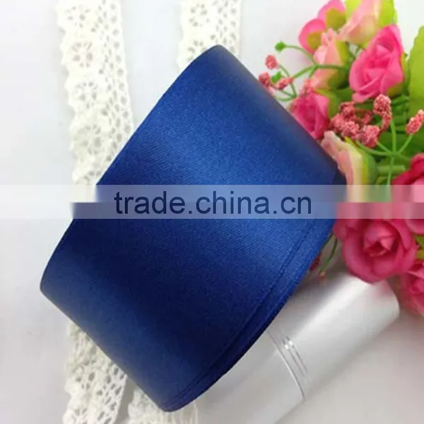 Wholesale Solid Color Wedding Decoration Belt Single Side 100% Polyester Satin Ribbon 25yards/roll photo-4