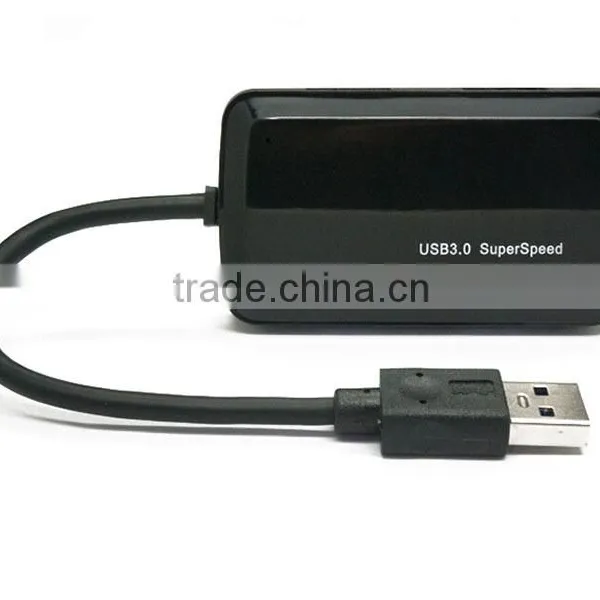 4-Port USB 3.0 Portable Compact Hub For PC Laptop Super Speed 5Gbps photo-3