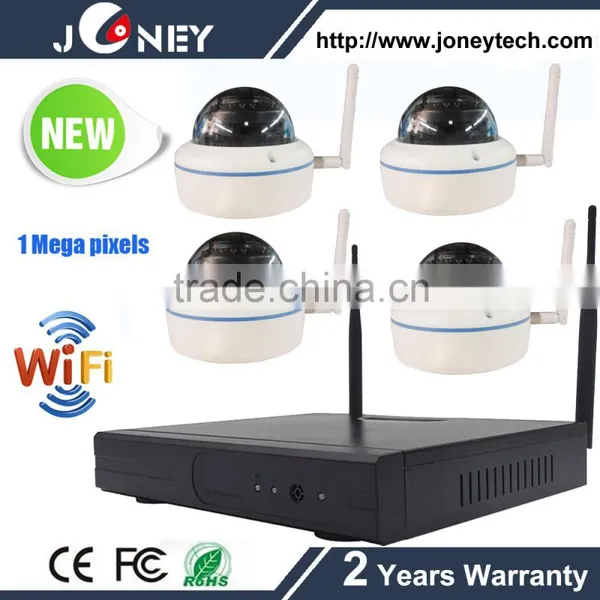 720P Wireless Security Cameras 4ch Wifi Nvr Kits Cctv Kit photo-4