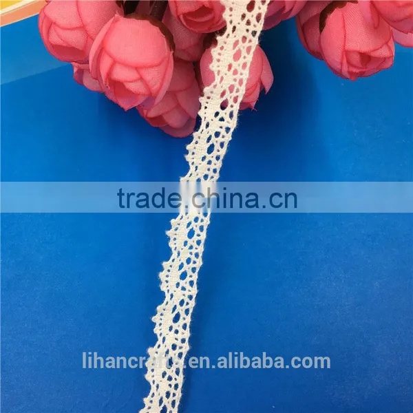H0106G Elegant Lace Ribbon, 100% Cotton Lace ,Crocheted Lace photo-2