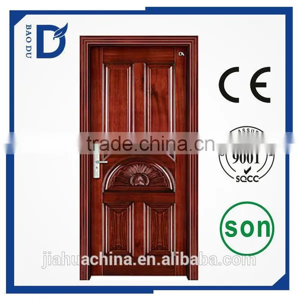 2016 Supplier Steel Wood Armored Security Door photo-6