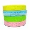 Custom Logo Cheap Silicone Thin Silicone Bracelet photo-2