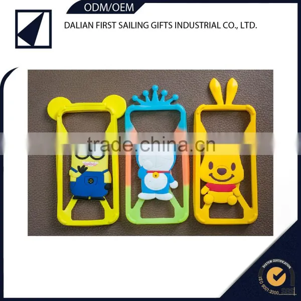 2015 New Design Cute 3D Rubber Cartoon Silica Phone Case Cover photo-6