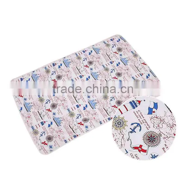 Colored Travel Infant Portable Baby Bamboo Changing Pad photo-3