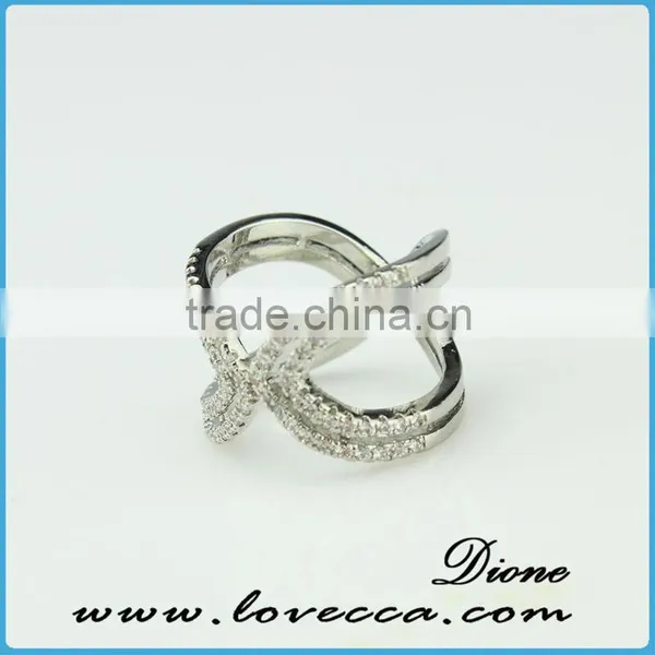 Wholesale Fashion Charms Women 925 Silver Ring With Clear Zircon Meda in China photo-4