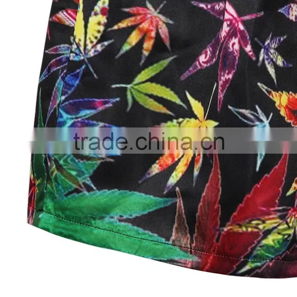 Wholesale Lady Skirt Tutu Skirt Custom Design Maple Leaves Print N19-5 photo-3