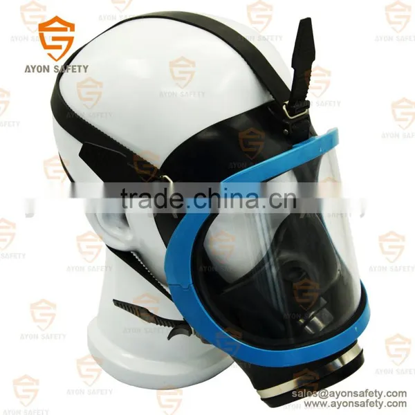 Full Face Gas Mask With Single Connector/ Active Carbon Filter Fireproof Mask-Ayonsafety photo-2