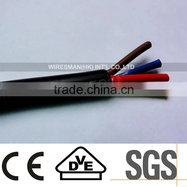 High Quality 300/500V Multi-core Copper Clad Aluminum Elecrtic Wire