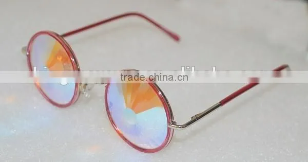 Metal Frame Kaleidoscope Glasses photo-3