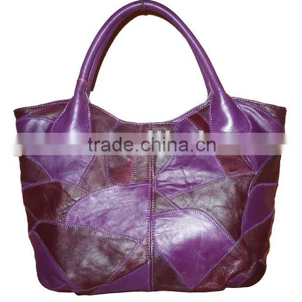 Lady's Fashion Genuine Leather Handbag
