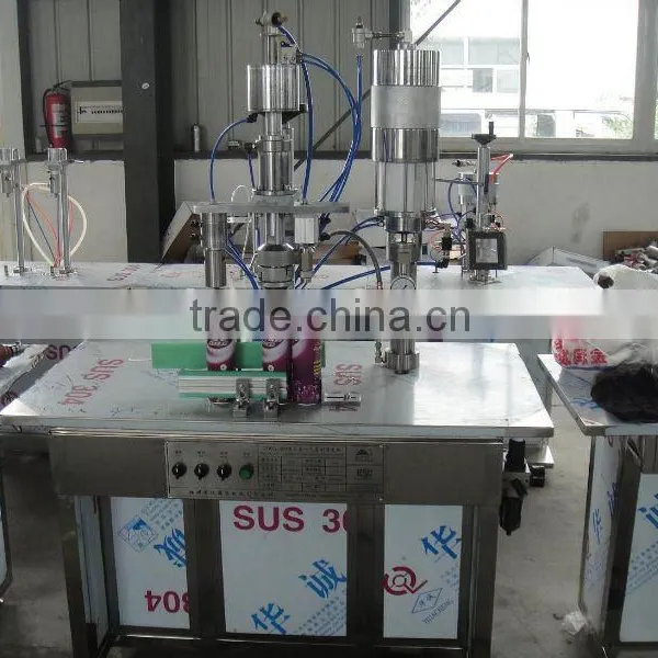 Semi Automatic Aerosol Filling Machine