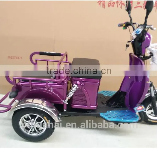 China Factory Export Three Wheel Electric Tricycle Cargo Bike 48V 500W photo-6