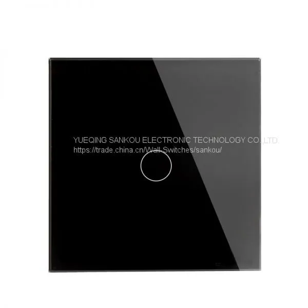 UK Standard RF 433.92MHz315MHz 1gang1way Touch Switch With Remote Controller photo-5