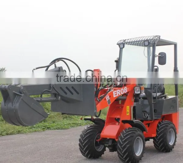 Everun Hoflader ER08 Mini Loader With New Cabin/Quick Hitch for Sale photo-5