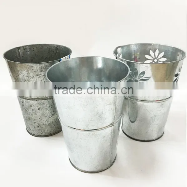 5 Gallon Metal Closed Tin Pail With Handle photo-3