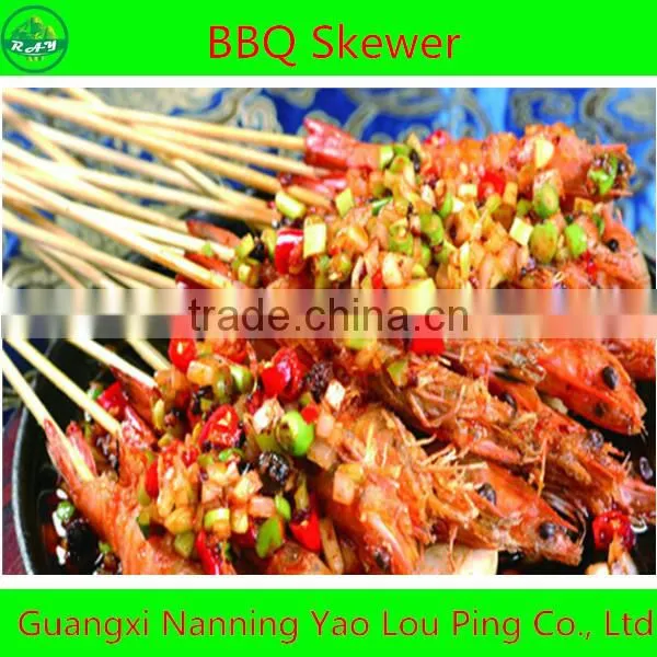 Eco-friendly Round Bamboo Barbecue Sticks photo-4