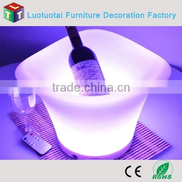Illuminated Rechargeable Battery Operated Led Ice Bucket photo-3