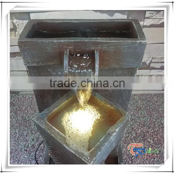 Hot Selling Resin Garden Water Feature With LED Light photo-3