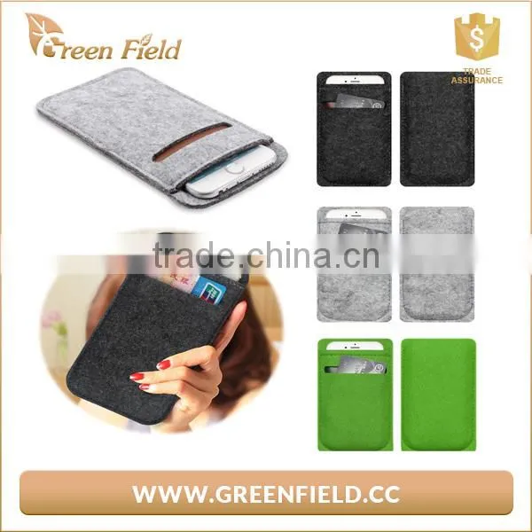 Eco-friendly Felt Mobile Phone Case Fabric Phone Bag for Promotional photo-3