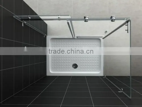 Aluminum Frame Shower Enclosures, Corner Glass Shower Enclosures photo-3