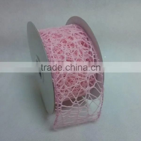 Spider Mesh Fabric Ribbon for Christmas photo-3
