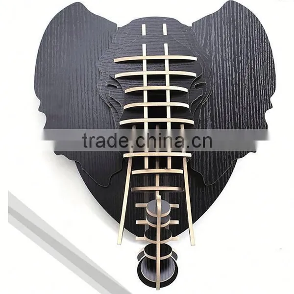 Wall Animal Head Hanging Sculpture, Mammoth Head Hanging photo-4