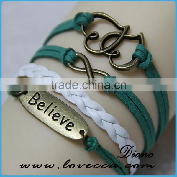 Love Letters PU Leather Hot Sale Bracelets for Couples photo-5