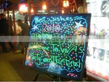 low price different led illuminated writing board