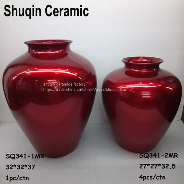 Round Vase Dolomite Vase Indoor Vase Table Vase Ceramic Vase for Home Decor photo-4