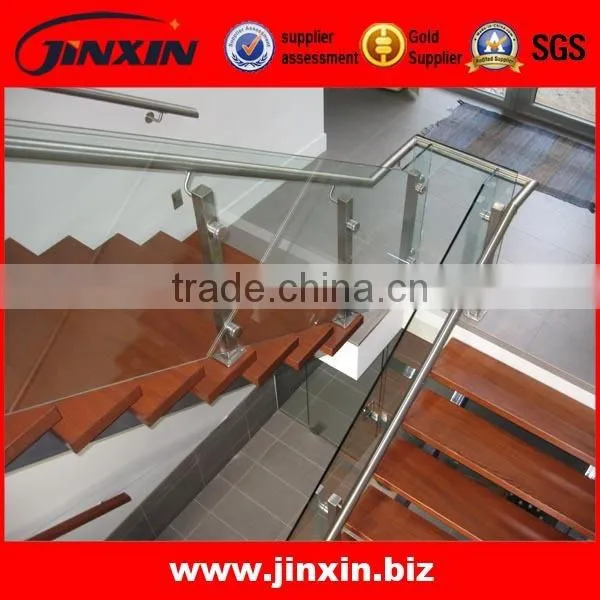 Frameless Stair Railings Stainless Steel Glass Balustrade photo-4