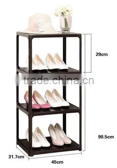 4 Layers Plastic Combination Shelves photo-2