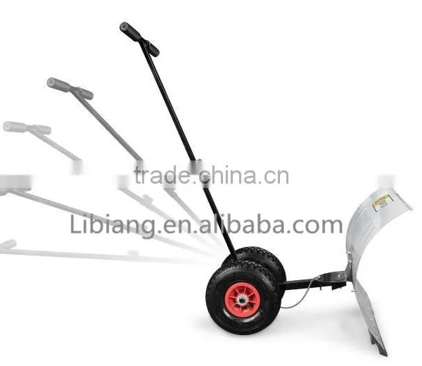 Aluminum Snow Shovel With Wheel photo-2