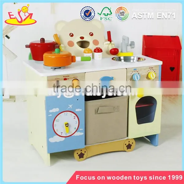 Wholesale Baby Wooden Kitchen Sets Toy, Top Fashion Kids Wooden Kitchen Sets Toy, Interesting Children Toy Kitchen W10C146 photo-3