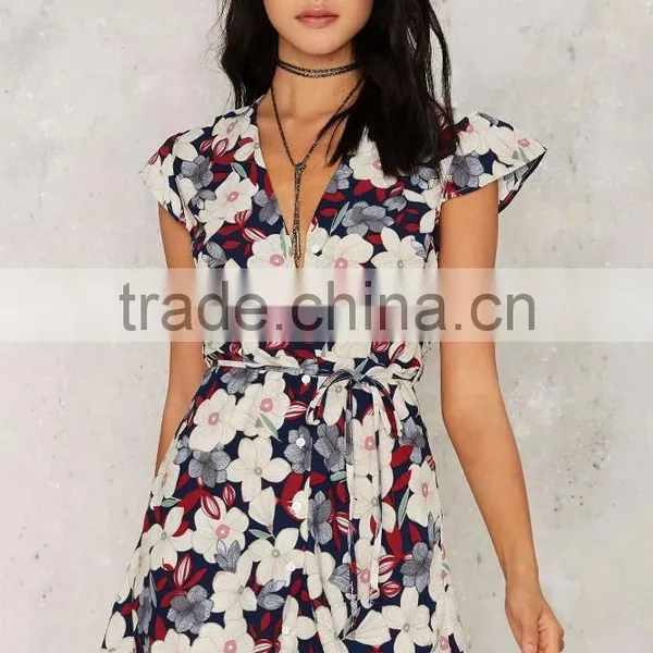 2017 New Latest Designer One Piece Maxi Fashion Sexy Dress photo-2