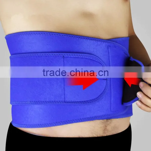 Adjustable Neoprene Double Pull Lumbar Support Lower Back Belt Brace - Back Pain / Slipped Disc Pain Relief photo-3
