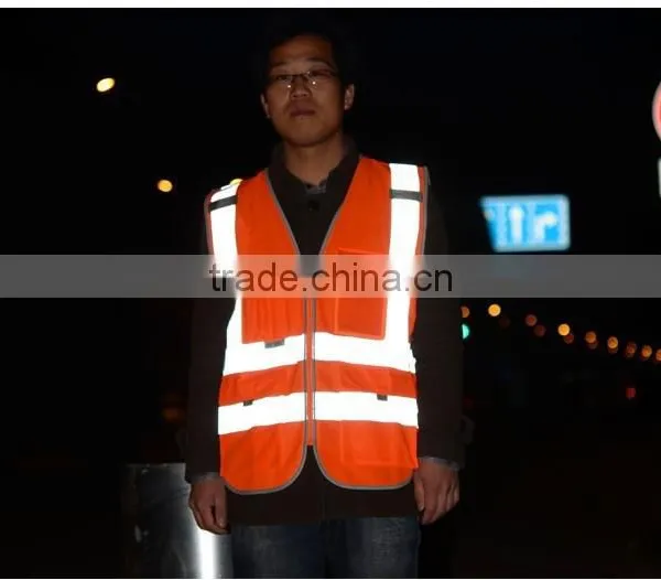 High Visible Reflective Vest , Custom Made Reflective Vest Factory photo-2