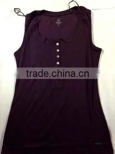 Tank Tops Fancy Ladies Tank Tops 140000 Pcs @$0.85/pc Ready Stock With GSP photo-3