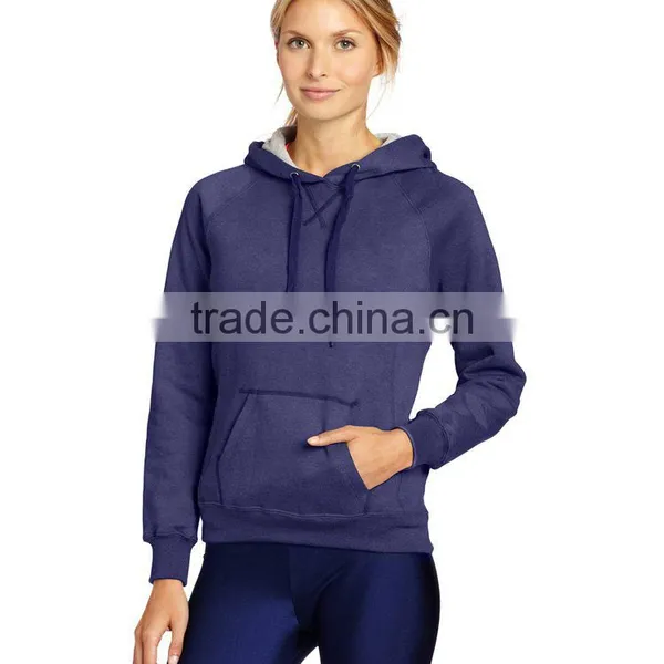 Bulk Designer Different Color Hot Sale Plain Design Fashion Pullover Women Hoodie photo-3