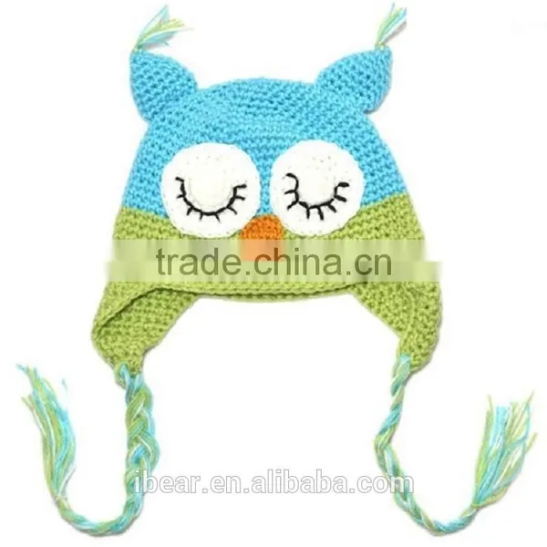 Crochet Baby Hat/little Owl Hat/ Baby Photo Prop photo-6