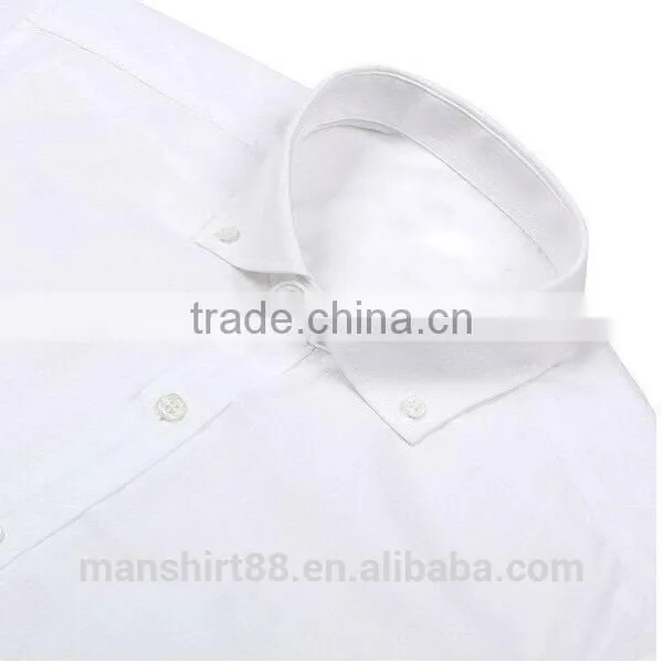 Spread Collar 100% Cotton Business Men Shirt Long Sleeve Shirt for Men photo-2