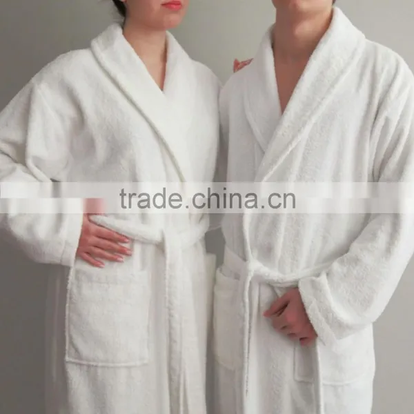 100% Cotton Terry Towelling Hotel Spa Robes Wholesale photo-5